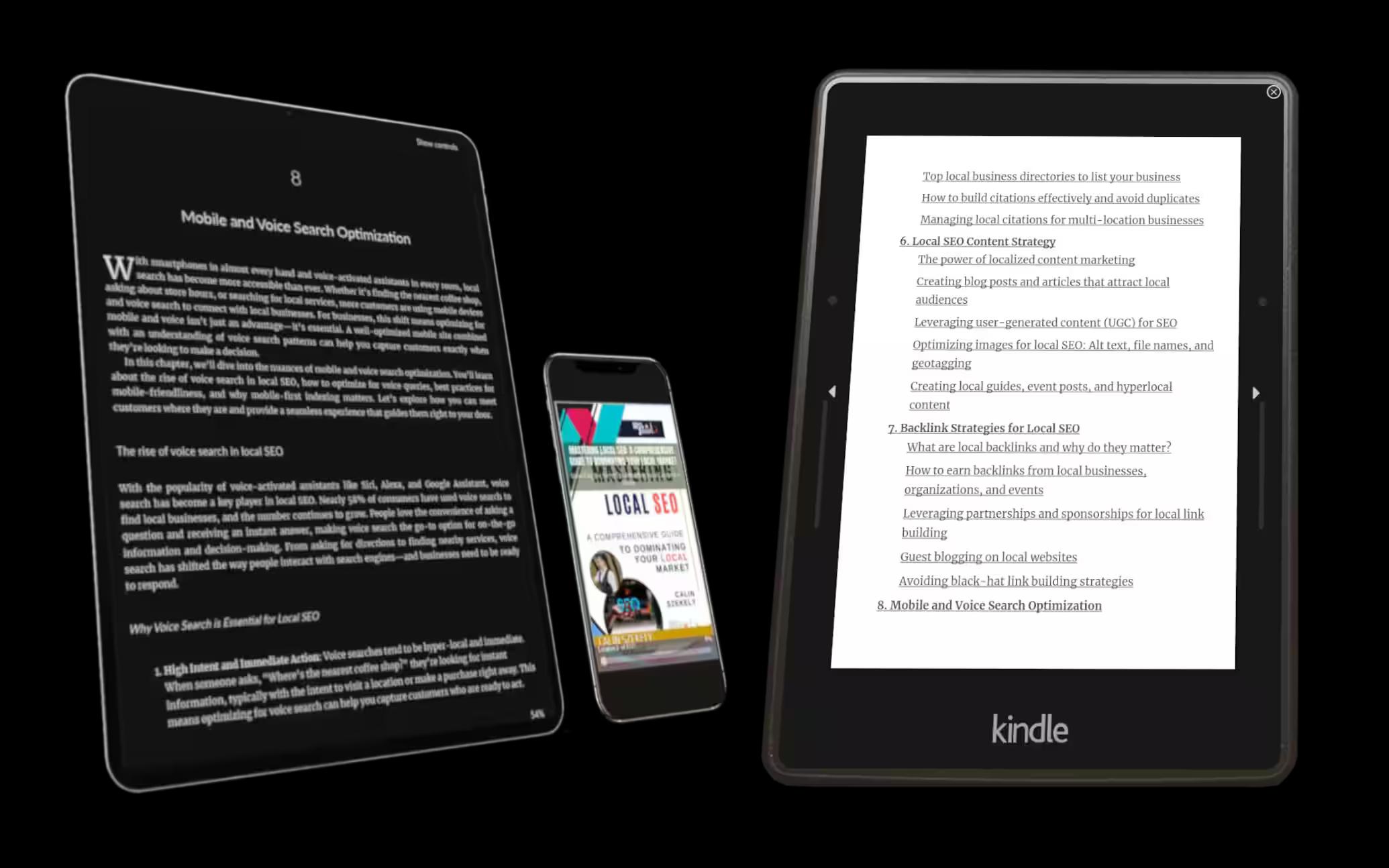 Mastering Local SEO guide ebook on Kindle